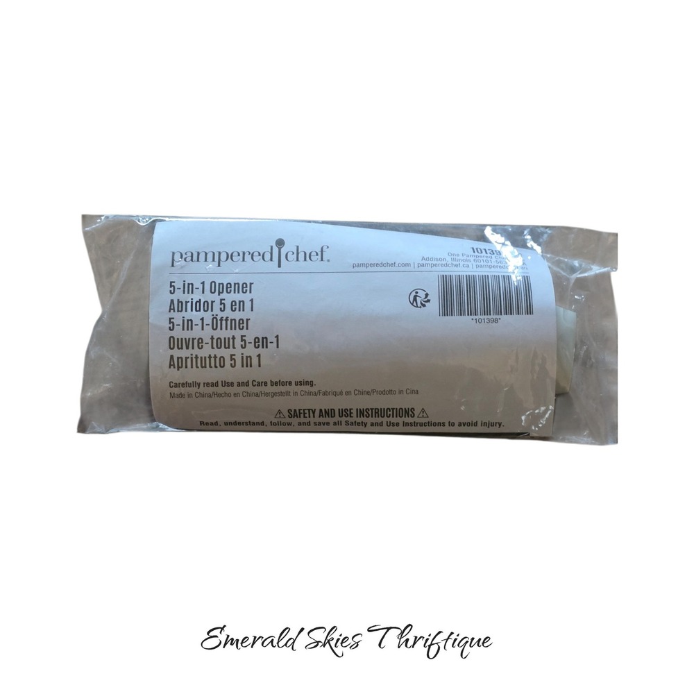 Pampered Chef 5 In 1 Opener new in package kitchen tool free shipping